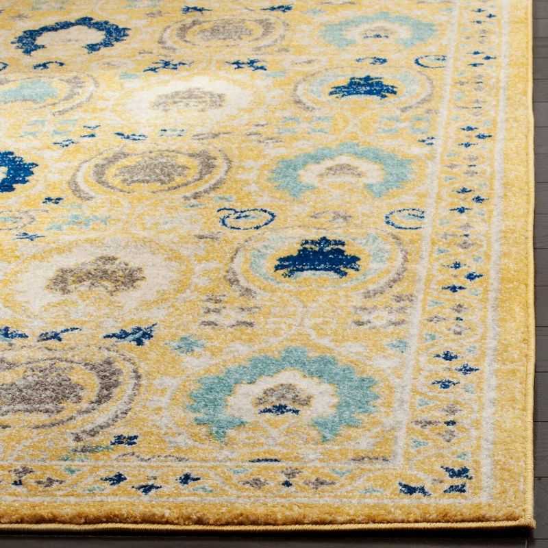 Evoke EVK251 Power Loomed Accent Rug - Gold/Ivory - 3'x5' - Safavieh.