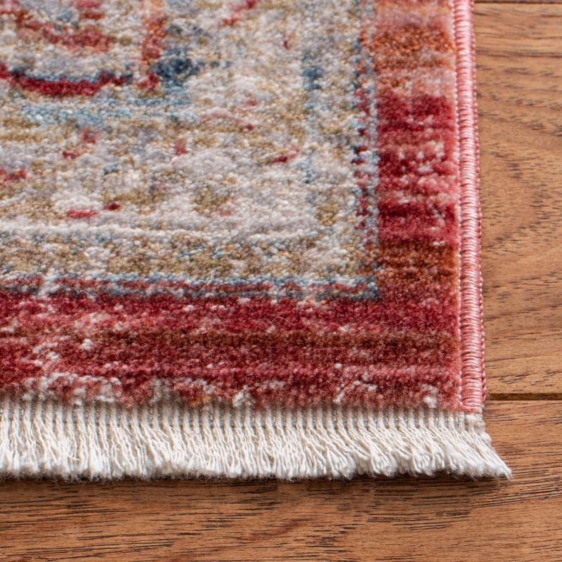 Kenitra KRA672 Power Loomed Area Rug - Red/Blue - 8'x10' - Safavieh.