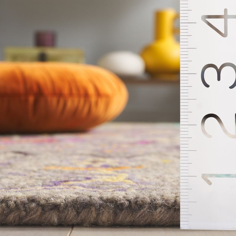 Blossom BLM453 Hand Tufted Indoor Accent Rug - Grey/Multi - 2'x3' - Safavieh