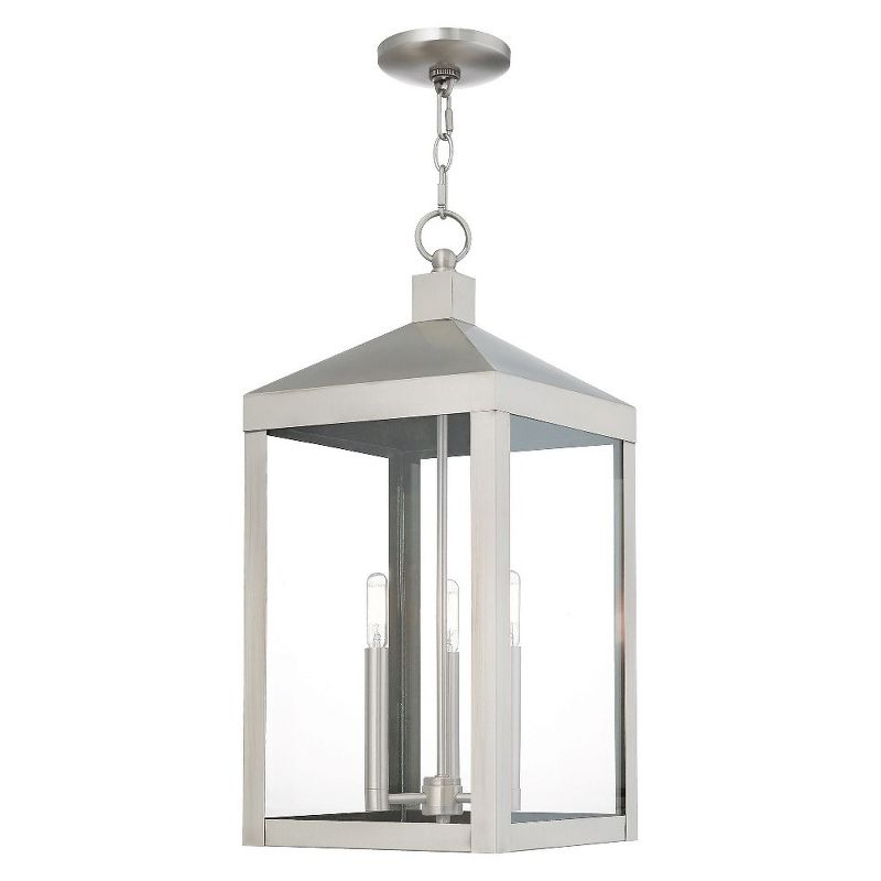 Livex Lighting Nyack 3 - Light Pendant in  Brushed Nickel