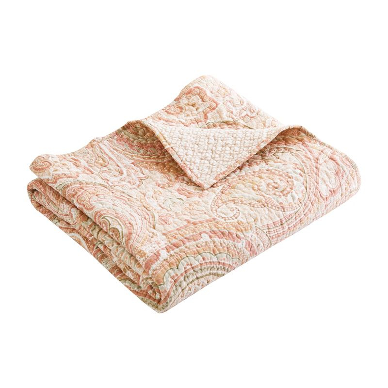 Spruce Blush Quilted Throw - Levtex Home