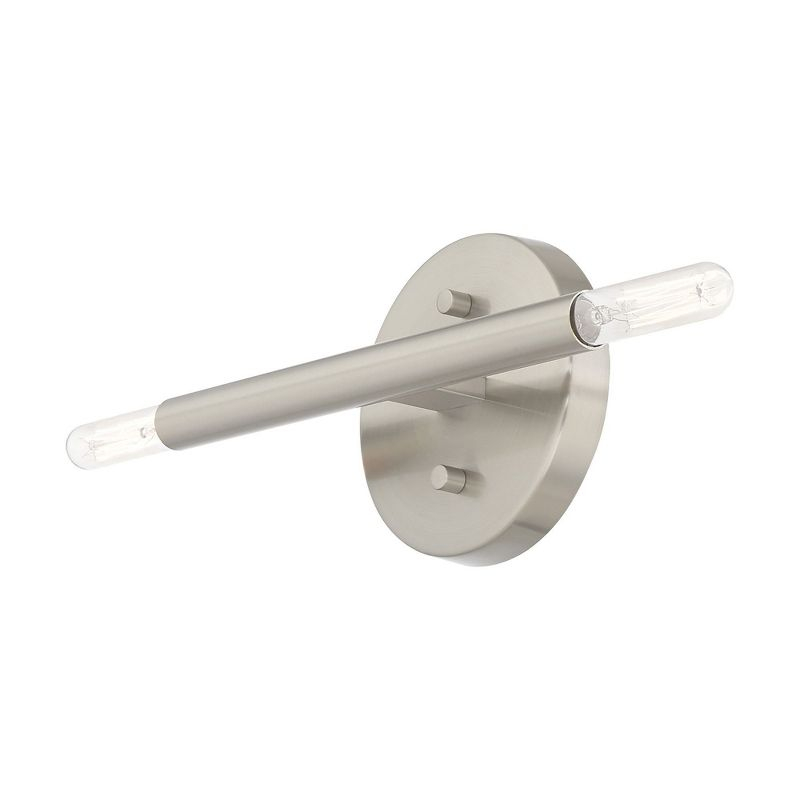 Livex Lighting Copenhagen 2 - Light Wall Light in  Brushed Nickel