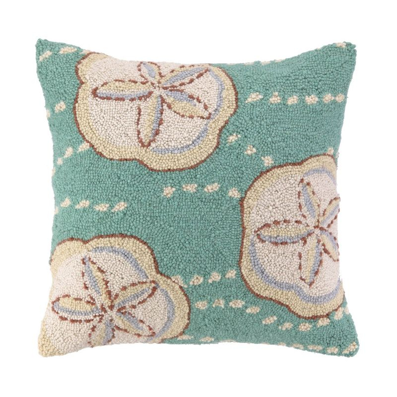 Makers Collective 18"x18" Sand Dollar Hook Throw Pillow
