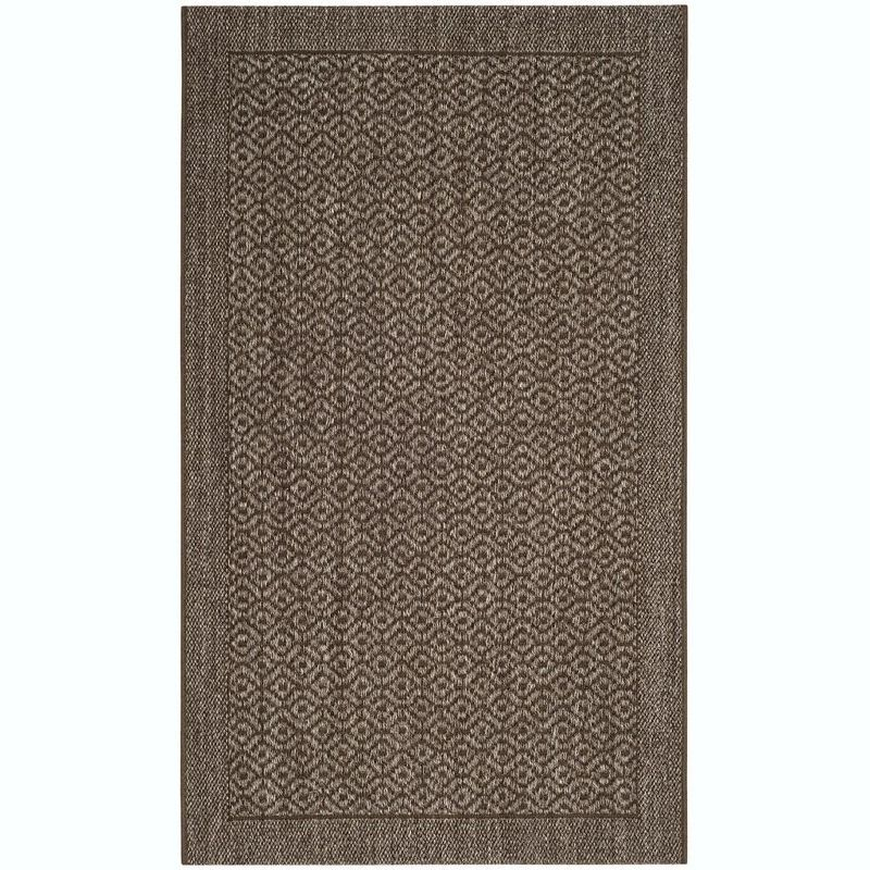 Palm Beach Jacquard Weave Sisal With Latex Geometric Rug