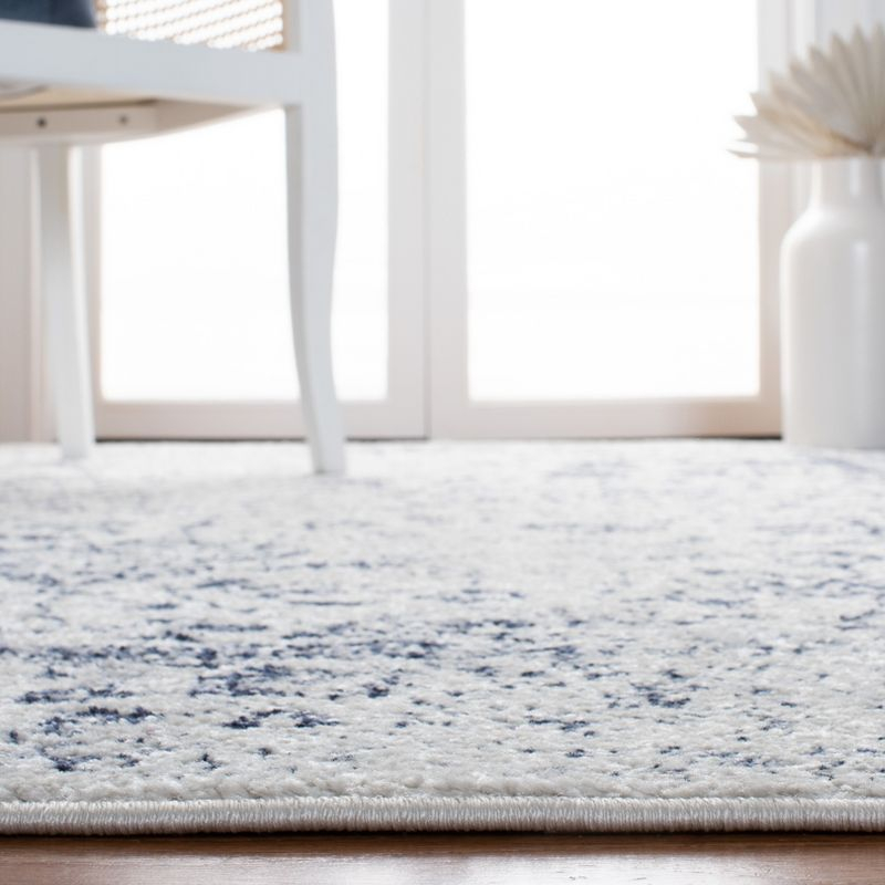 Adirondack ADR109 Machine Made Indoor Area Rug - Ivory/Navy - 8'x10' - Safavieh