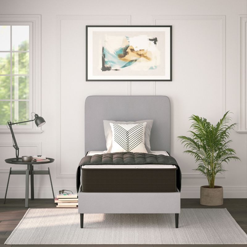 Flash Furniture 10" Hybrid Foam and Pocket Spring Mattress, Twin Mattress in a Box