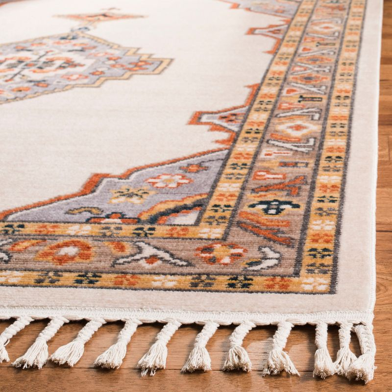 Farmhouse FMH830 Power Loomed Area Rug - Grey/Cream - 8' X 10' - Safavieh.