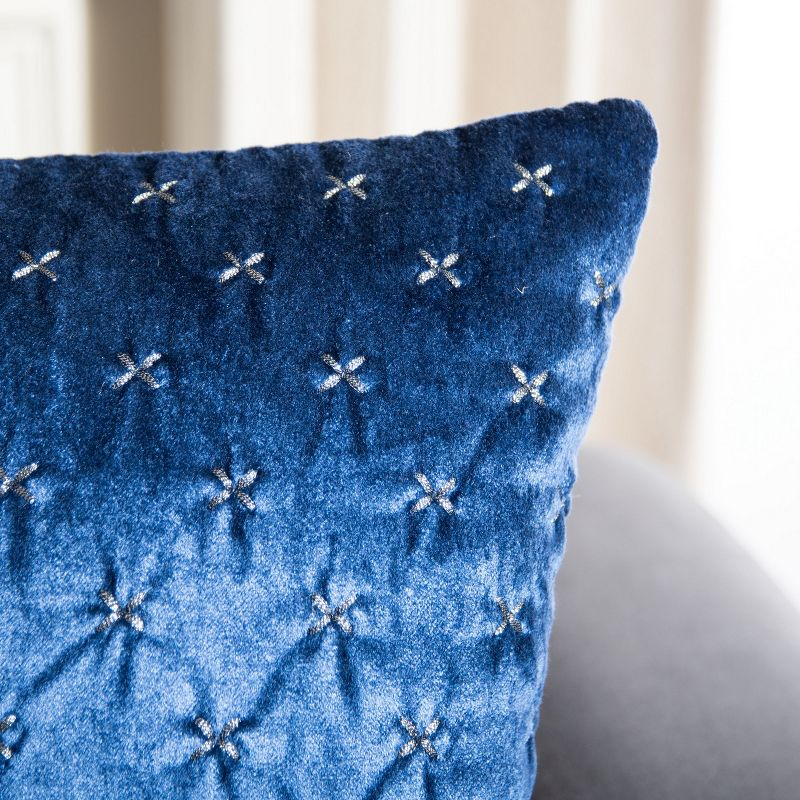 Deana Pillow - Royal Blue - 18"X18" - Safavieh