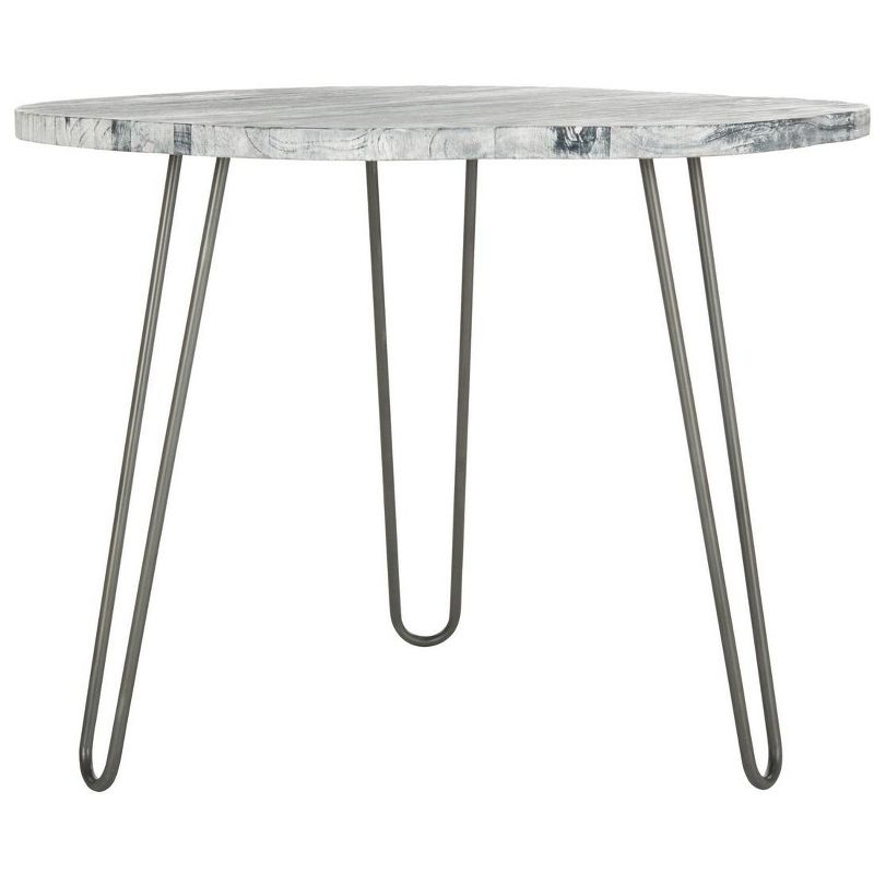 Mindy Dining Table - Grey/White Wash - Safavieh