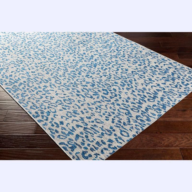 Livabliss Eagean 2'x2'11" Rectangle Woven Indoor and Outdoor Area Rugs Navy