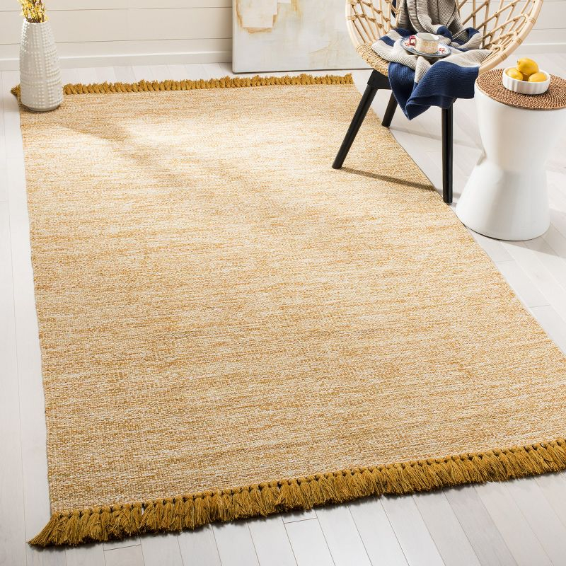 Montauk MTK610 Hand Woven Indoor Area Rug - Gold - 5'x8' - Safavieh