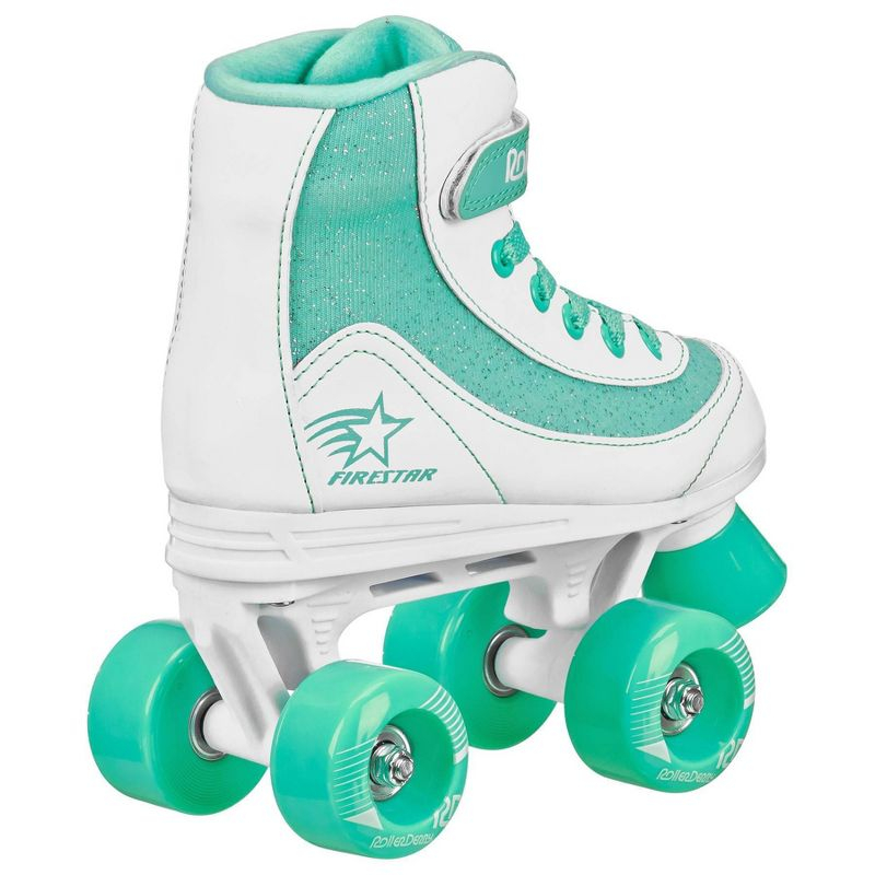 Roller Derby FireStar Youth Kids' Roller Skate - White/Mint (J13)