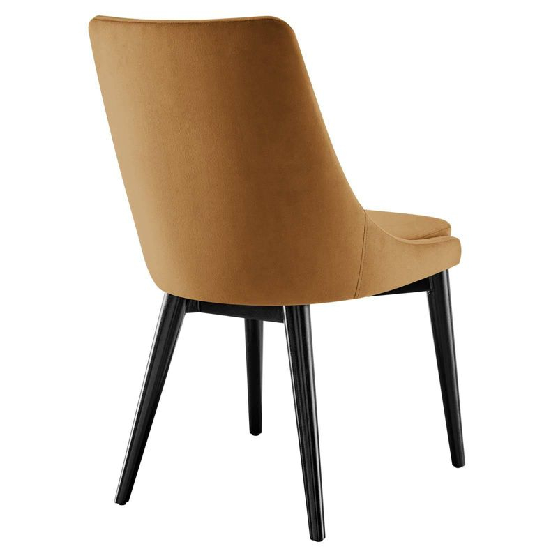 Viscount Performance Velvet Dining Chair Cognac - Modway
