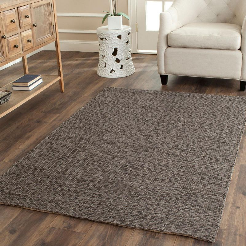 Natural Fiber NF448 Hand Woven Indoor Accent Rug - Grey/Grey - 3'x5' - Safavieh.