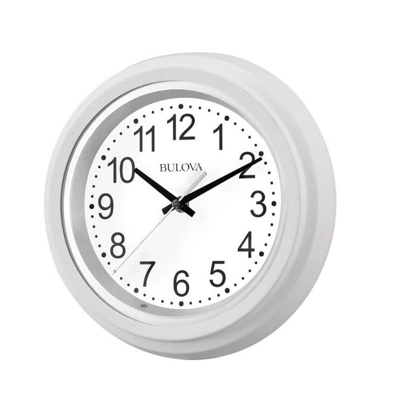 Bulova Clocks Night Vision 10" Diameter Quartz Clock
