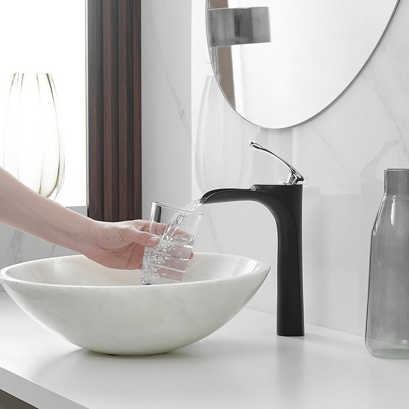 BWE Single Hole Single Handle Bathroom Vessel Sink Faucet With Pop Up Drain Without Overflow