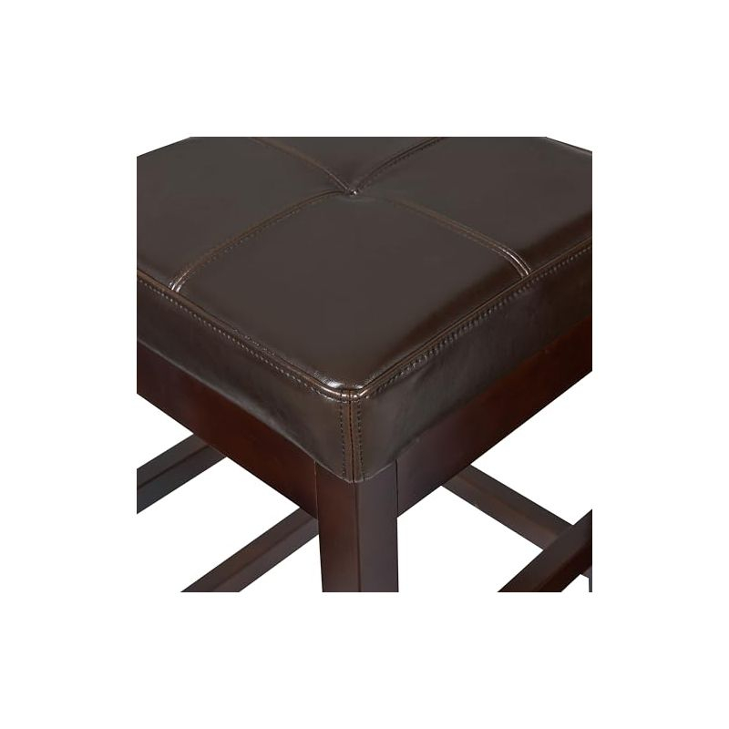 New Pacific Direct Valencia Backless Bicast Leather Counter Stool
