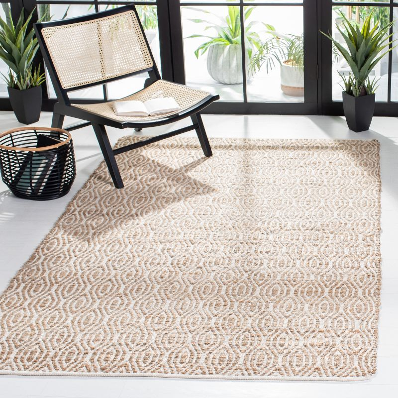 Cape Cod CAP822 Woven Indoor Area Rug - Natural - 4'x6' - Safavieh