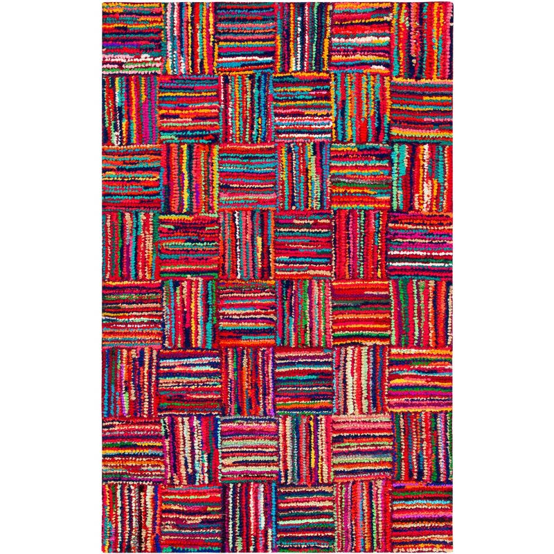 Nantucket NAN318 Hand Tufted Indoor Area Rug - Multi - 4'x6' - Safavieh
