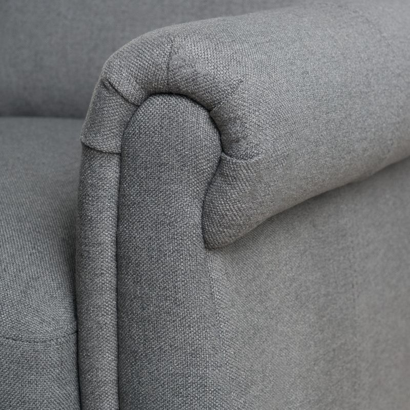 Christopher Knight Home Haddan Recliner - Charcoal : Upholstered Accent Chair, Polyester, Hardwood Frame
