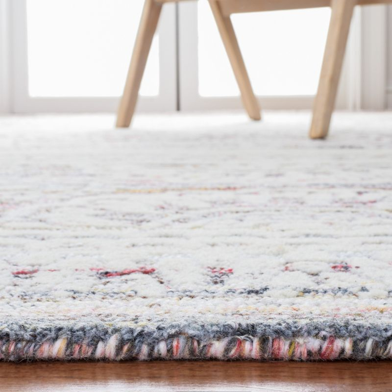 Metro MET910 Hand Tufted Area Rug - Red/Ivory - 5'x8' - Safavieh.