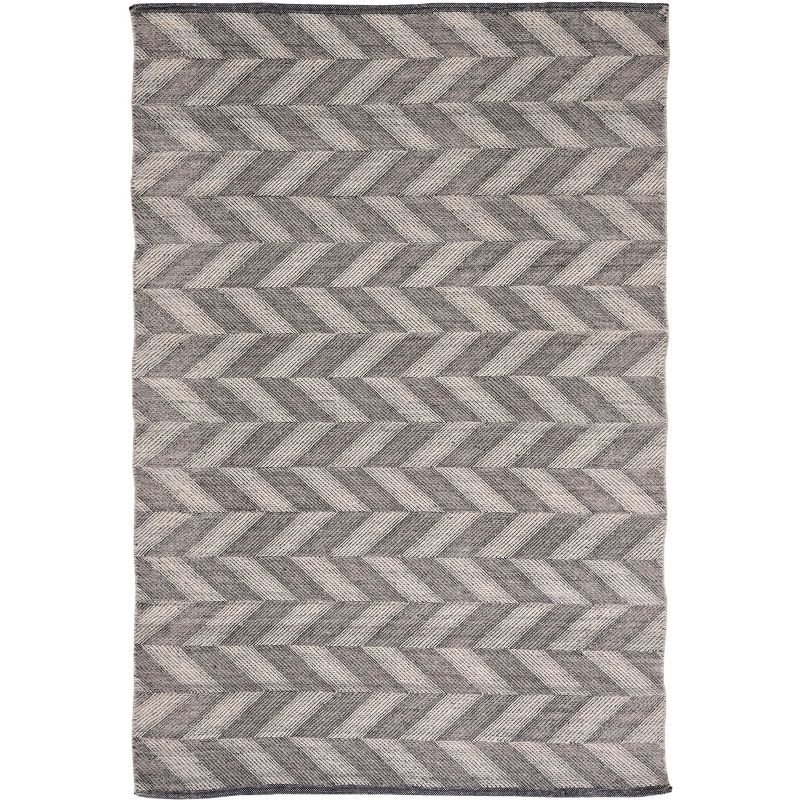 Kilim KLM730 Hand Woven Area Rug - Grey/Ivory - 5'x8' - Safavieh.