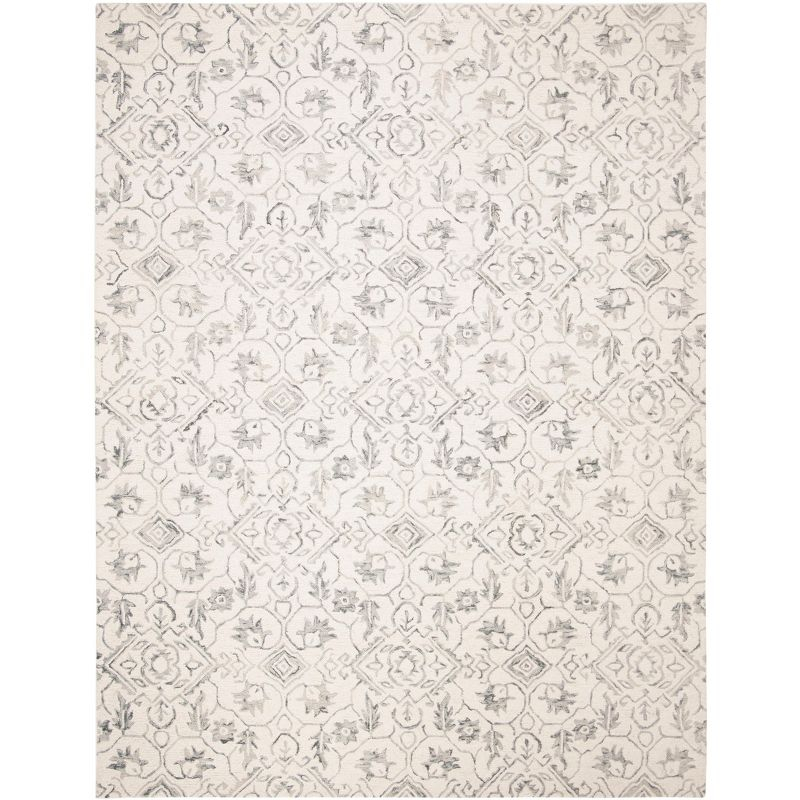 Dip Dye DDY902 Hand Tufted Area Rug - Grey/Ivory - 8'x10' - Safavieh.