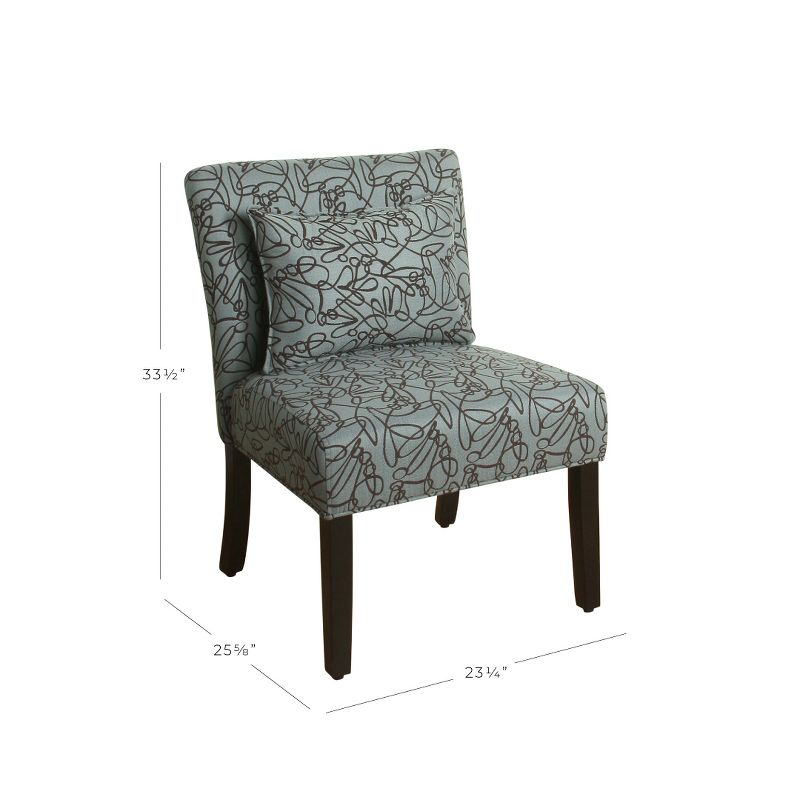 Parker Accent Chair with Pillow - HomePop