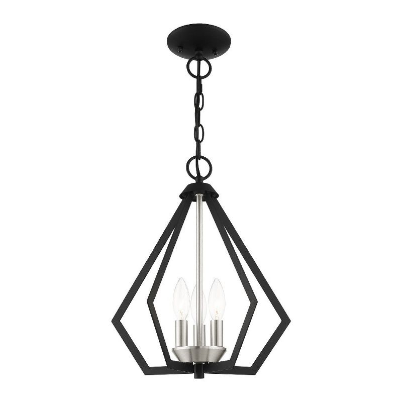 Livex Lighting Prism 3 - Light Chandelier in  Black