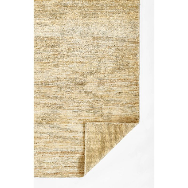 Momeni 9'x12' Organic Solid Handknotted Area Rug Natural: Jute & Cotton, Low Pile, Handmade, Indoor Rectangle Rug