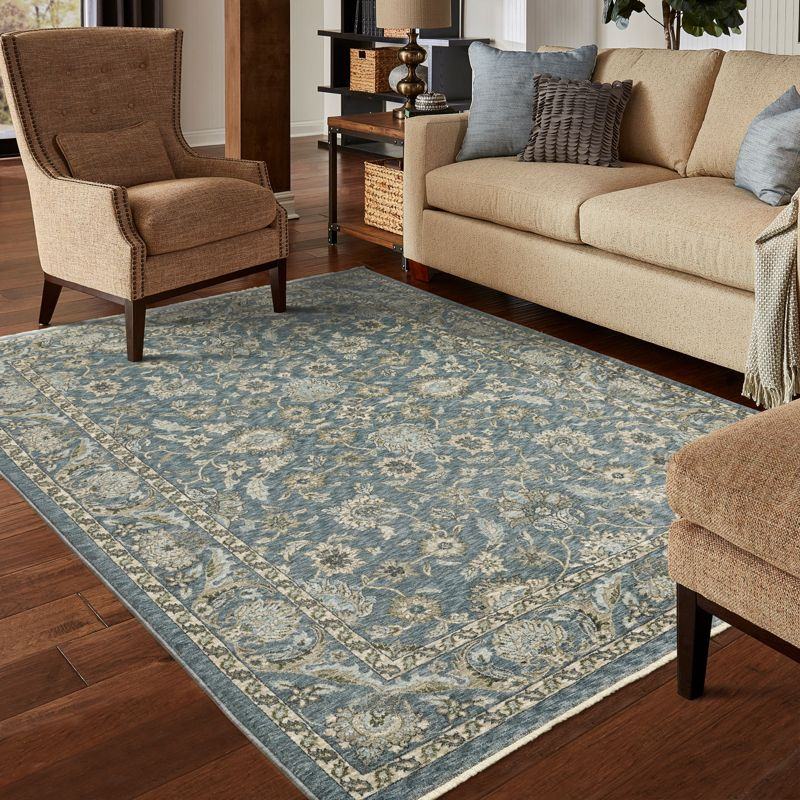 Oriental Weavers Aberdeen 070H1 Blue/ Beige Indoor Area Rug - 5'3" x 7'6"