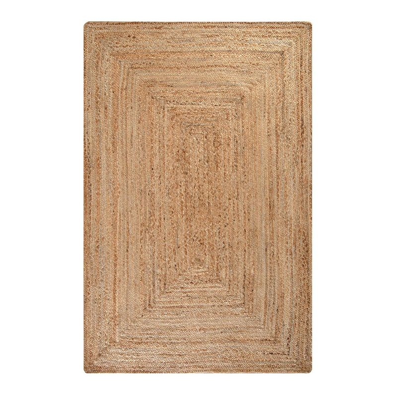 Anji Mountain 3'x5' Kerala Jute Area Rug Natural
