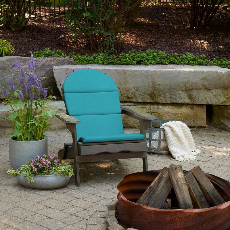 ARDEN Outdoor Foam Adirondack Cushion, Set of 2, 21.5 x 19, Water repellent, Fade Resistant, Foam Cushion for Adirondack Chairs 21.5 x 19