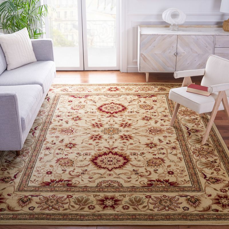 Lyndhurst LNH212 Power Loomed Area Rug - Ivory/Ivory - 6'x9' - Safavieh