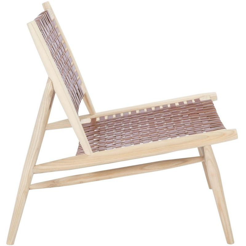 Soleil Accent Chair - ACH1001 - Cognac/Natural - Safavieh