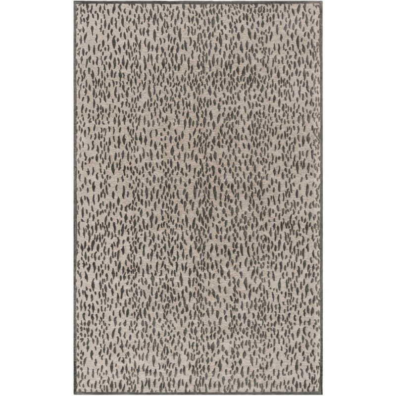 Marbella MRB657 Hand Loomed Area Rug - Light Grey/Dark Grey - 5'x8' - Safavieh.