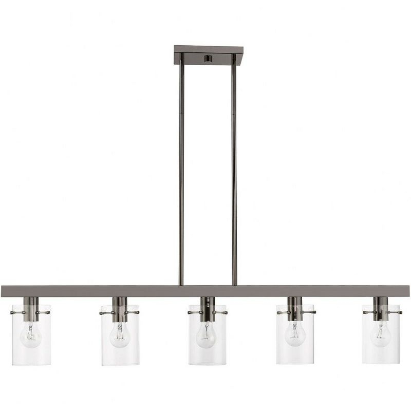 Livex Lighting Munich 5 - Light Chandelier in  Black Chrome