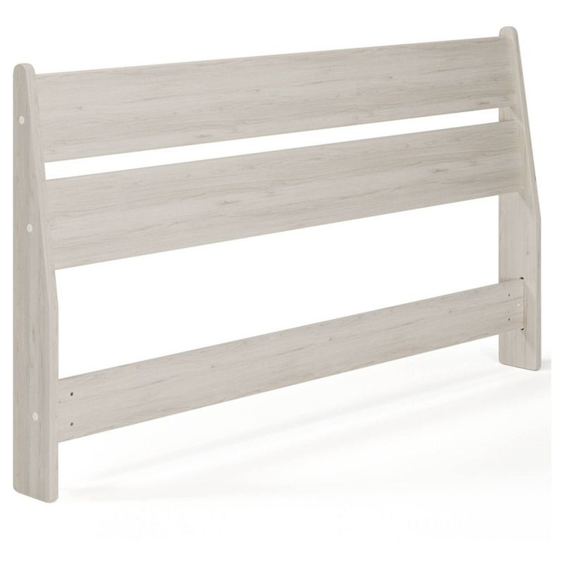 Queen Socalle Panel Headboard Natural: Chic Oak Grain, Unupholstered - Signature Design by Ashley