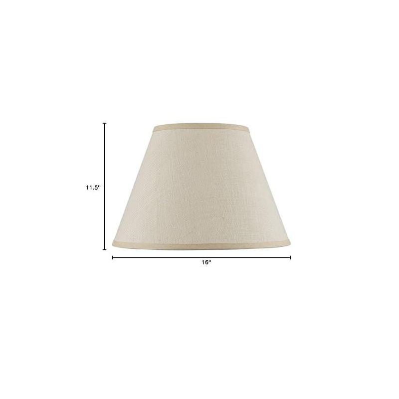 Cal Lighting Hardback Fine Burlap Shade