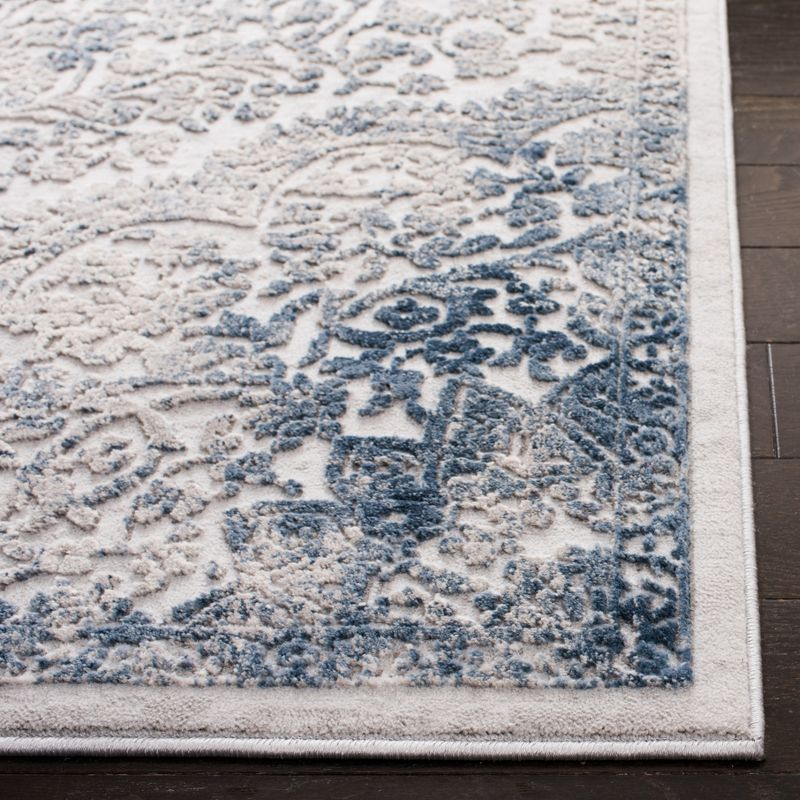 Invista INV403 Power Loomed Area Rug - Grey/Blue - 8'x10' - Safavieh.