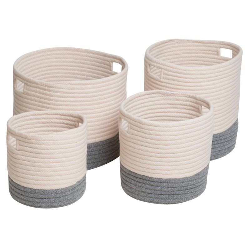 Colonial Mills Cortland Basket, 16"x16"x18", Grey