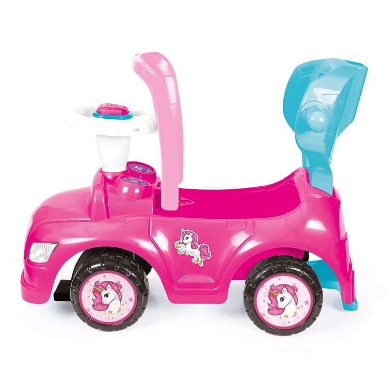 Dolu: Ride On Car: 4-In-1 Walk & Drive - Unicorn & Pink - Ages 12mo+