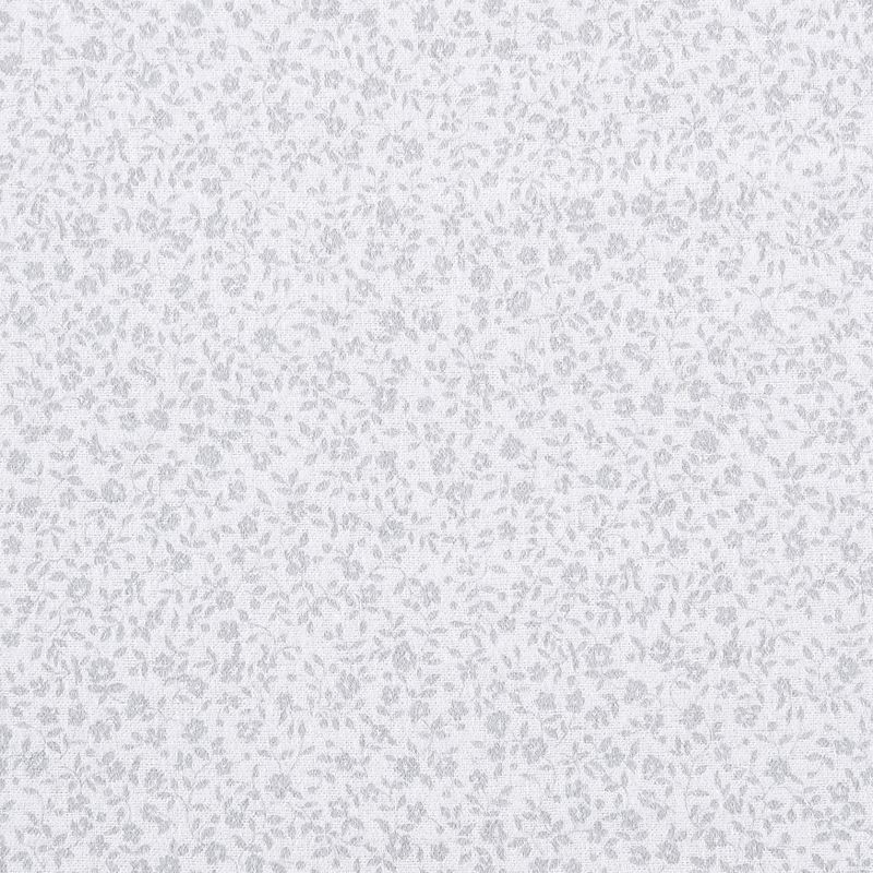 Laura Ashley Chelsie Vine 100% Cotton Flannel- 4 Piece- Sheet Set  Grey- Full