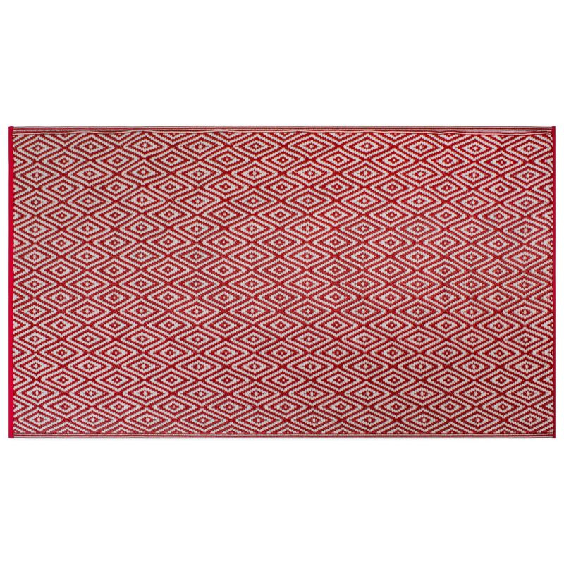 Design Imports Outdoor Diamonds - Rust Marquise - 4 X 6 Ft