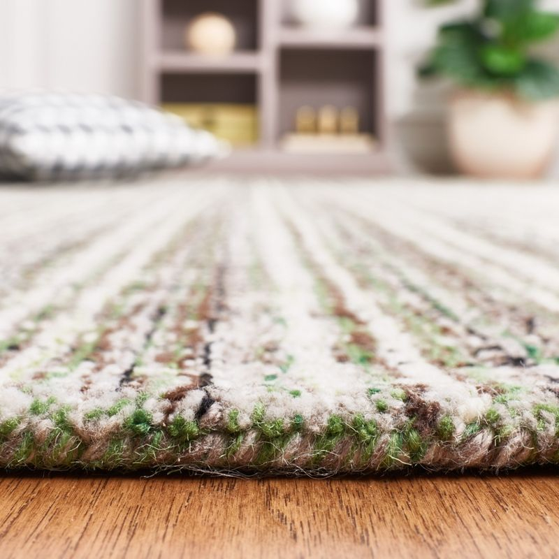 Abstract ABT488 Hand Tufted Area Rug - Brown/Green - 6'x9' - Safavieh.