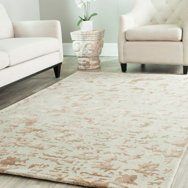Soho SOH525 Hand Tufted Indoor Area Rug - Ivory - 8'3"x11'- Safavieh