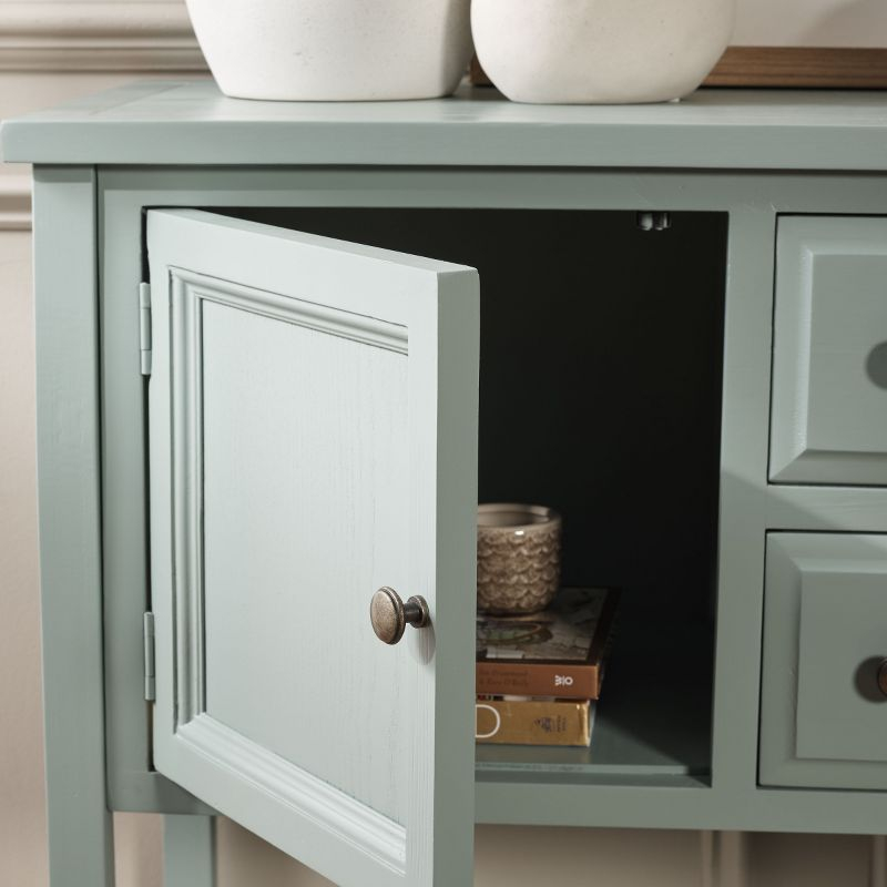 Charlotte Sideboard - AMH6517 - Aqua Smoke - Safavieh Couture