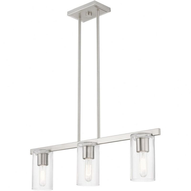 Livex Lighting Clarion 3 - Light Chandelier in  Brushed Nickel