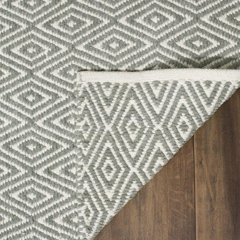 Boston BOS682 Power Loomed Area Rug - Grey - 6'x6' - Safavieh.