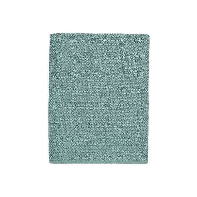 6pc Lilly Cotton Bamboo Bath Towel Set Seafoam - Blue Loom